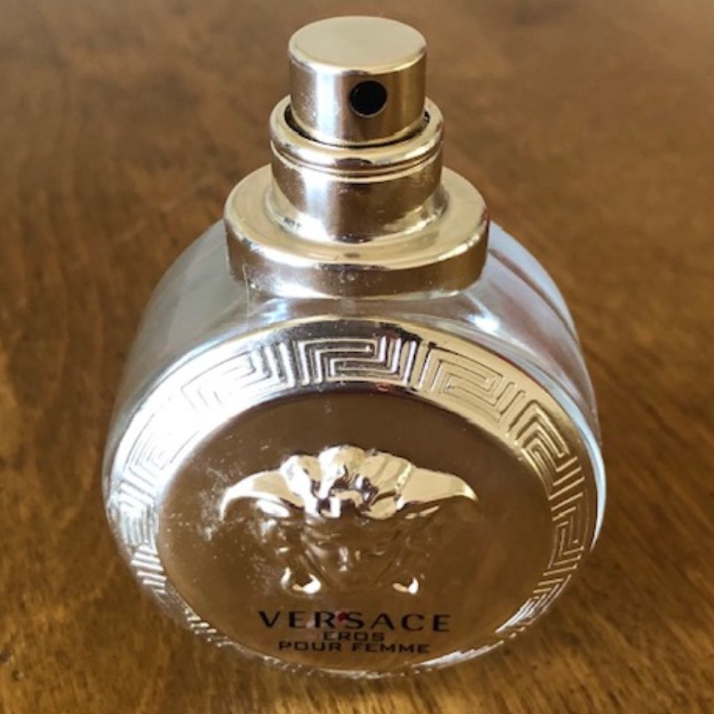 Empty Versace Perfume Bottle